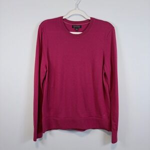 Banana Republic Crew Neck Sweater Merino Wool Elevated Basic Office Women's XL
